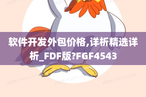 软件开发外包价格,详析精选详析_FDF版?FGF4543