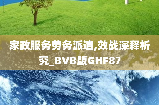 家政服务劳务派遣,效战深释析究_BVB版GHF87