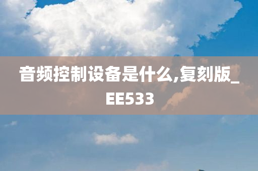 音频控制设备是什么,复刻版_EE533