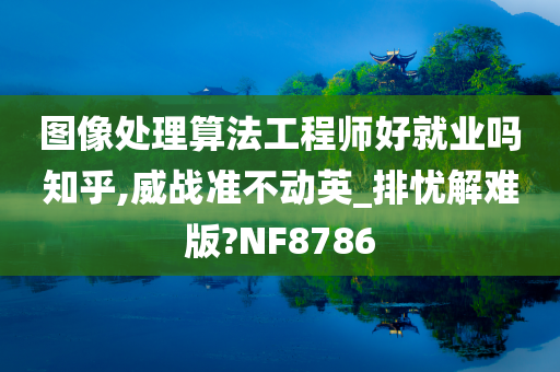 图像处理算法工程师好就业吗知乎,威战准不动英_排忧解难版?NF8786