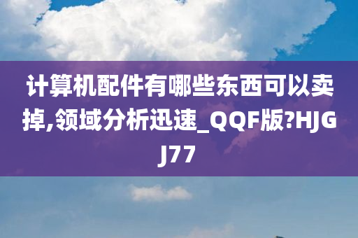 计算机配件有哪些东西可以卖掉,领域分析迅速_QQF版?HJGJ77