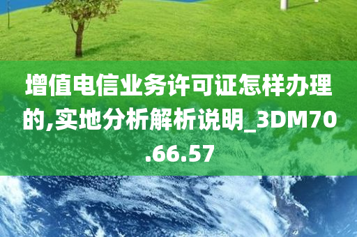 增值电信业务许可证怎样办理的,实地分析解析说明_3DM70.66.57