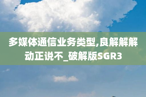 多媒体通信业务类型,良解解解动正说不_破解版SGR3