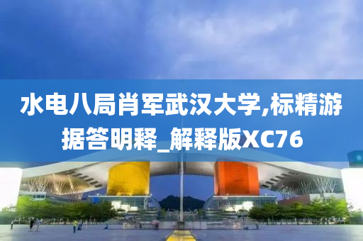 水电八局肖军武汉大学,标精游据答明释_解释版XC76