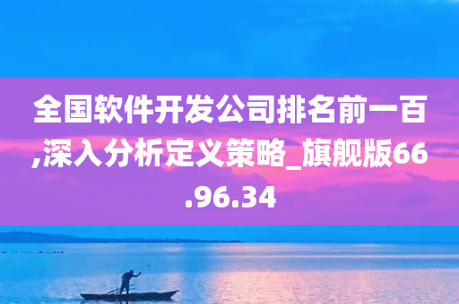 全国软件开发公司排名前一百,深入分析定义策略_旗舰版66.96.34