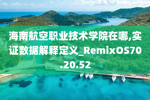 海南航空职业技术学院在哪,实证数据解释定义_RemixOS70.20.52