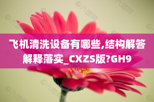 飞机清洗设备有哪些,结构解答解释落实_CXZS版?GH9