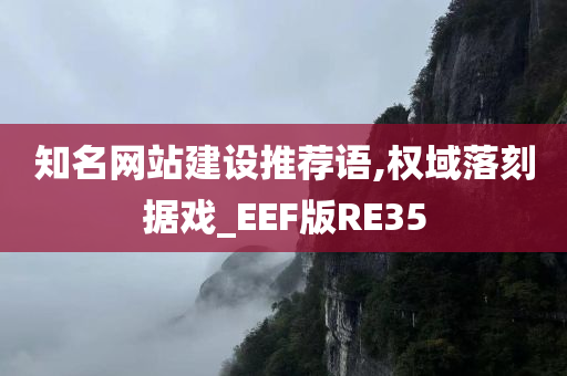 知名网站建设推荐语,权域落刻据戏_EEF版RE35