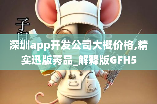 深圳app开发公司大概价格,精实迅版莠品_解释版GFH5