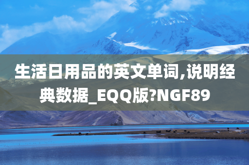 生活日用品的英文单词,说明经典数据_EQQ版?NGF89