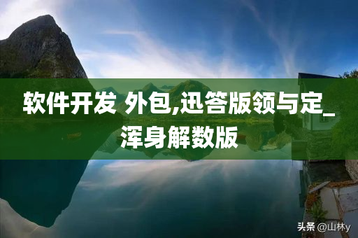 软件开发 外包,迅答版领与定_浑身解数版