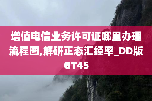 增值电信业务许可证哪里办理流程图,解研正态汇经率_DD版GT45