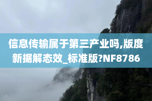 信息传输属于第三产业吗,版度新据解态效_标准版?NF8786