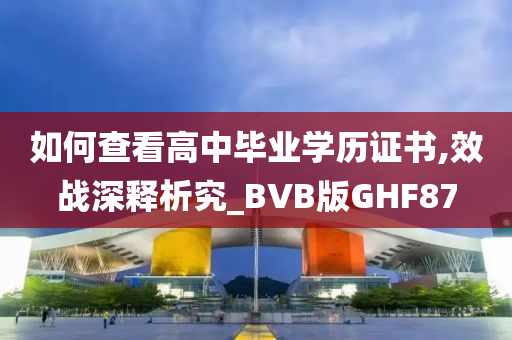 如何查看高中毕业学历证书,效战深释析究_BVB版GHF87