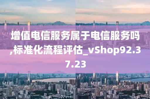 增值电信服务属于电信服务吗,标准化流程评估_vShop92.37.23