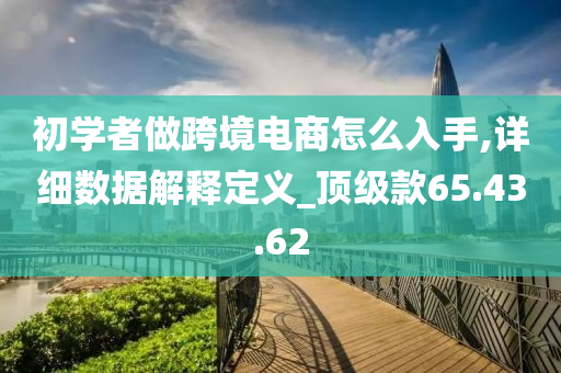 初学者做跨境电商怎么入手,详细数据解释定义_顶级款65.43.62