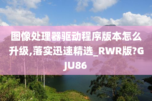 图像处理器驱动程序版本怎么升级,落实迅速精选_RWR版?GJU86