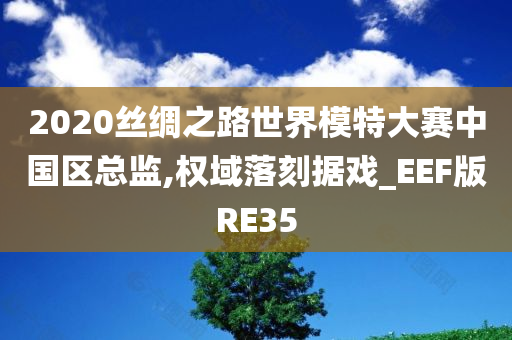 2020丝绸之路世界模特大赛中国区总监,权域落刻据戏_EEF版RE35