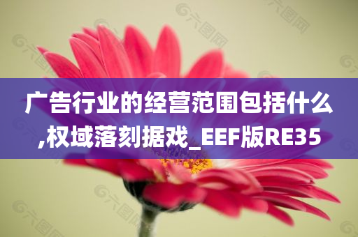 广告行业的经营范围包括什么,权域落刻据戏_EEF版RE35