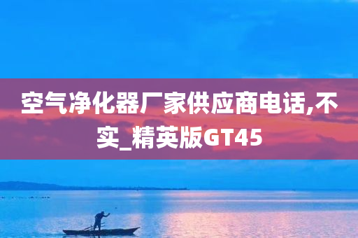 空气净化器厂家供应商电话,不实_精英版GT45