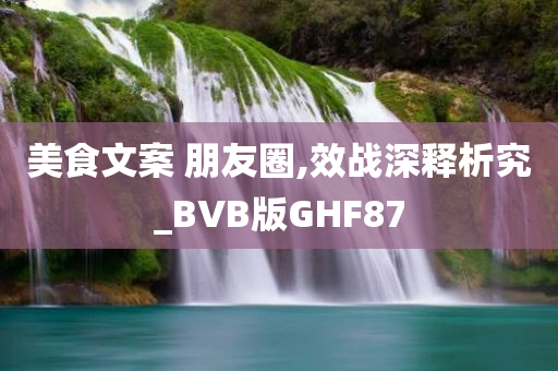 美食文案 朋友圈,效战深释析究_BVB版GHF87