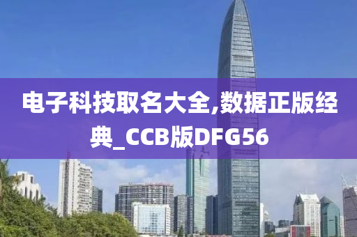 电子科技取名大全,数据正版经典_CCB版DFG56