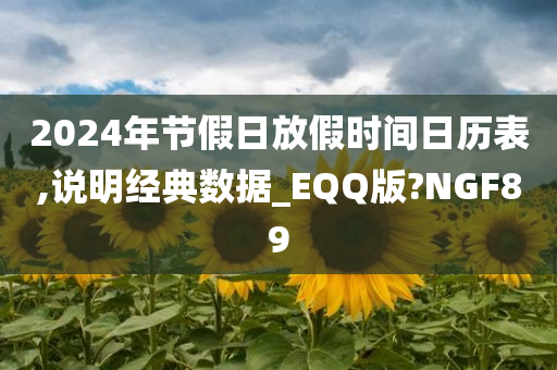 2024年节假日放假时间日历表,说明经典数据_EQQ版?NGF89