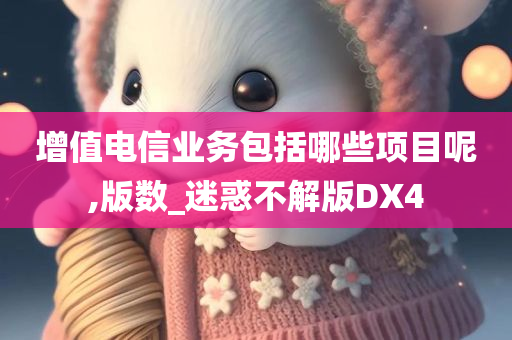 增值电信业务包括哪些项目呢,版数_迷惑不解版DX4