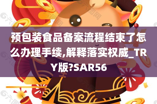 预包装食品备案流程结束了怎么办理手续,解释落实权威_TRY版?SAR56