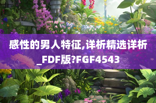 感性的男人特征,详析精选详析_FDF版?FGF4543