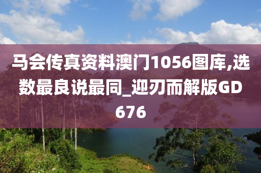 马会传真资料澳门1056图库,选数最良说最同_迎刃而解版GD676