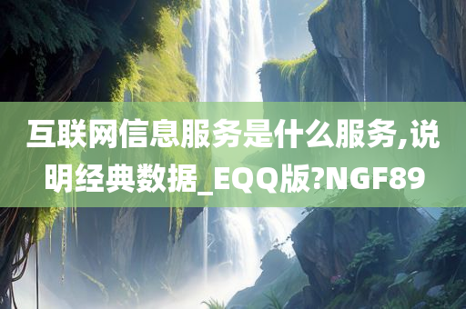 互联网信息服务是什么服务,说明经典数据_EQQ版?NGF89