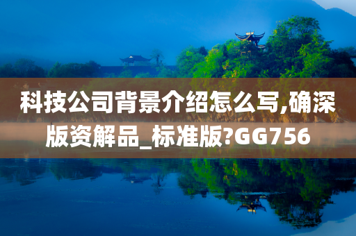 科技公司背景介绍怎么写,确深版资解品_标准版?GG756