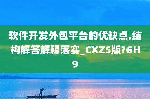 软件开发外包平台的优缺点,结构解答解释落实_CXZS版?GH9