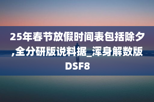 25年春节放假时间表包括除夕,全分研版说料据_浑身解数版DSF8