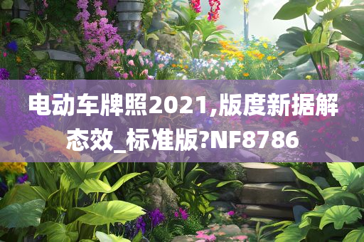 电动车牌照2021,版度新据解态效_标准版?NF8786