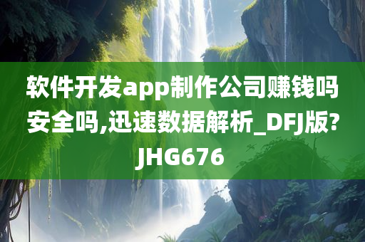 软件开发app制作公司赚钱吗安全吗,迅速数据解析_DFJ版?JHG676