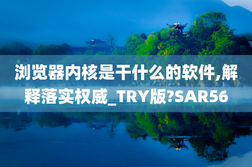 浏览器内核是干什么的软件,解释落实权威_TRY版?SAR56