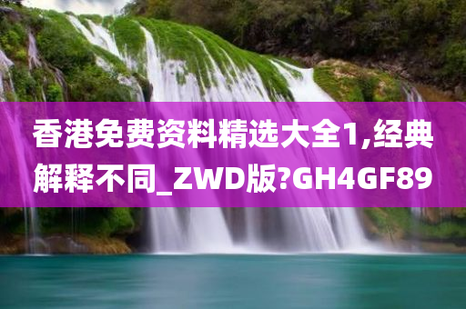 香港免费资料精选大全1,经典解释不同_ZWD版?GH4GF89