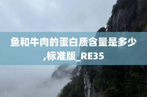 鱼和牛肉的蛋白质含量是多少,标准版_RE35