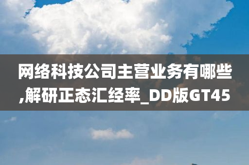 网络科技公司主营业务有哪些,解研正态汇经率_DD版GT45