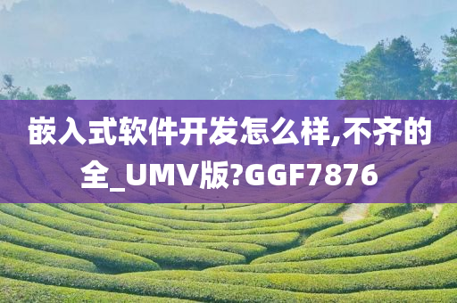 嵌入式软件开发怎么样,不齐的全_UMV版?GGF7876