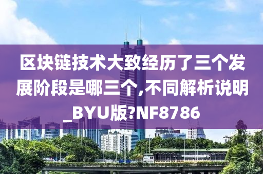 区块链技术大致经历了三个发展阶段是哪三个,不同解析说明_BYU版?NF8786