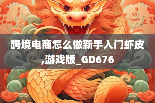 跨境电商怎么做新手入门虾皮,游戏版_GD676