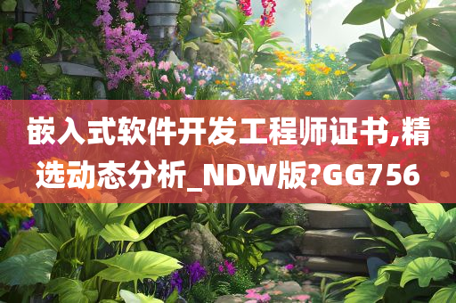 嵌入式软件开发工程师证书,精选动态分析_NDW版?GG756