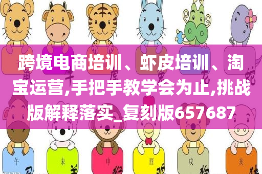 跨境电商培训、虾皮培训、淘宝运营,手把手教学会为止,挑战版解释落实_复刻版657687