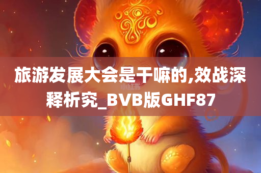 旅游发展大会是干嘛的,效战深释析究_BVB版GHF87