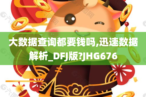 大数据查询都要钱吗,迅速数据解析_DFJ版?JHG676