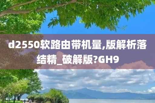 d2550软路由带机量,版解析落结精_破解版?GH9