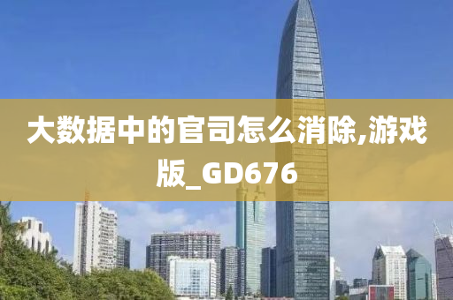 大数据中的官司怎么消除,游戏版_GD676